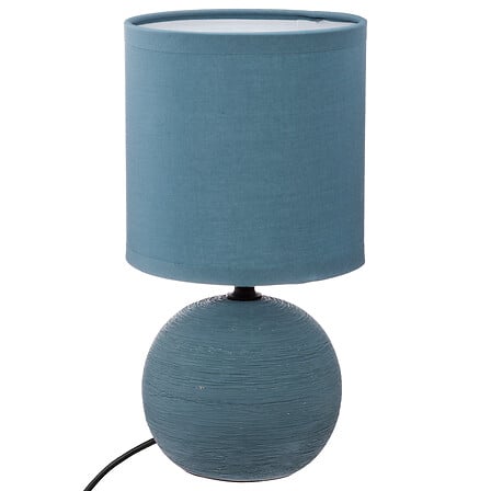 lampada a sfera striata timeo bl h25, blu
