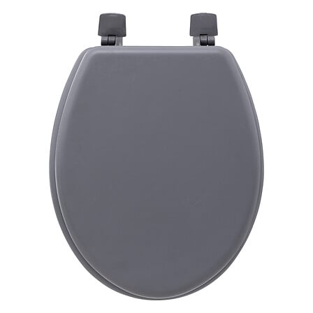 sedile del water in legno 18 'grigio, bianco