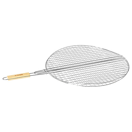 Barbecue rotondo 50cm cromato