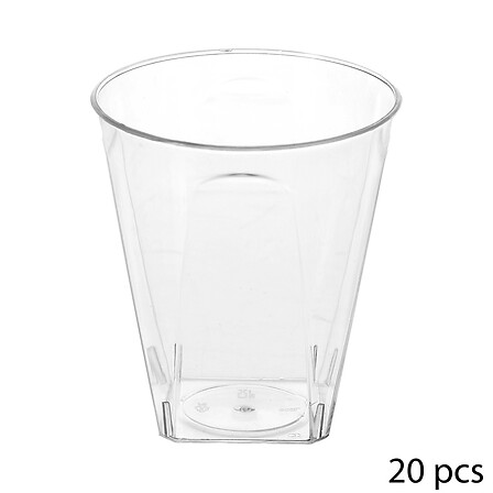 sfaccettatura di plastica verrine x20 6cl