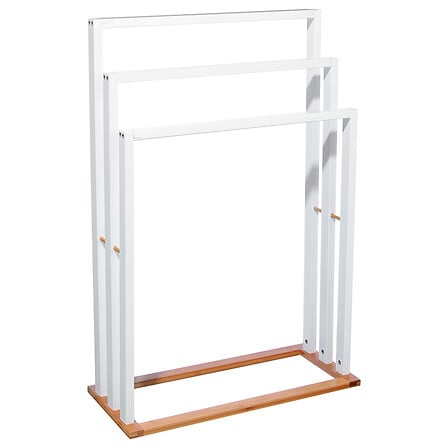 asciutto asciugamano bianco di bambù bianco