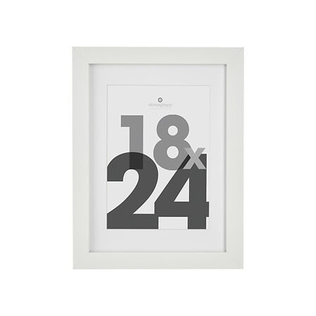 Cornice bianca 18x24, bianca