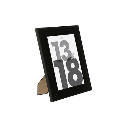 cornice in plastica nera 13x18, nera