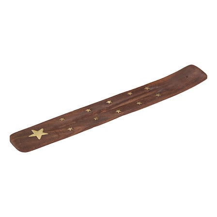 porta incenso in legno 25,5x3,5 assortito, 4- volt