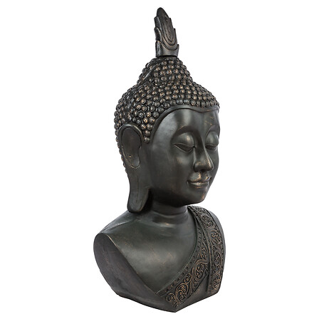 testa di Buddha h113, nero