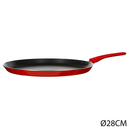 28 padelle per crêpes essenziali in alluminio, ros