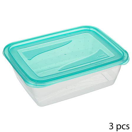 scatola fresca e congelata 3x1.25l, blu