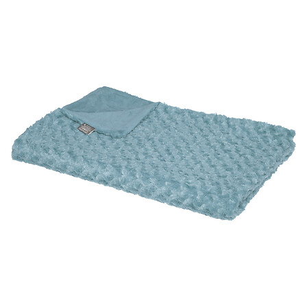 plaid a quattro anelli orag120x160, blu tempesta
