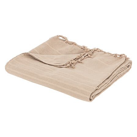 copriletto in lino 160x220, beige