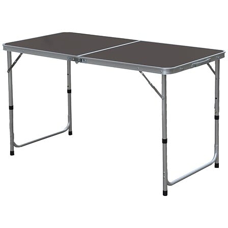 Tavolo pieghevole 120x60x70 alluminio, 2- volte as