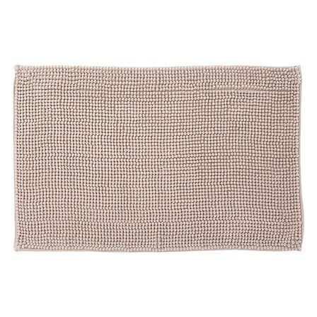 mini tappeto in ciniglia 50x80 lino, lino beige