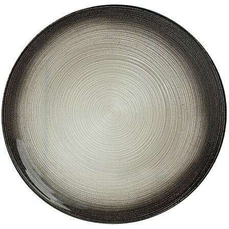 piatti dessert jem nero e argento 21 cm