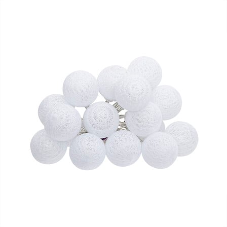 batteria LED girlande 16boul bianco d3,5, bianco