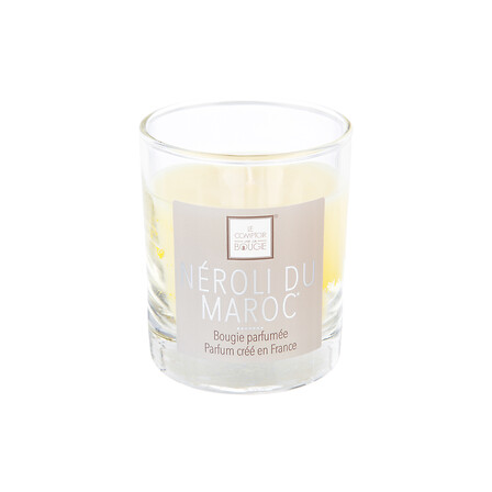candela profumata neroli elea 190g, trasparente