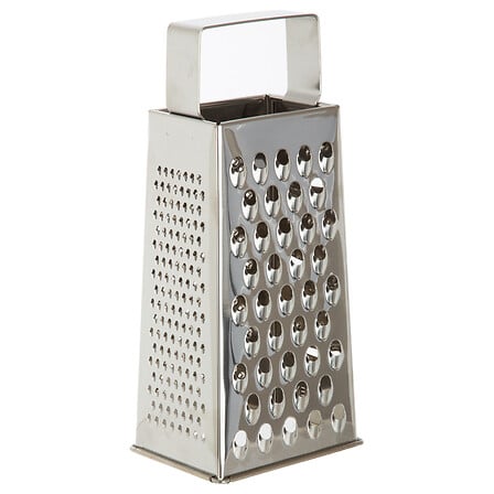Grata 4 lati in acciaio inox, incolore