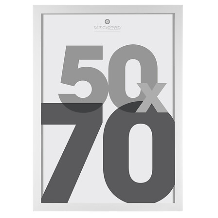 Cornice per foto in plastica bianca 50x70, bianca