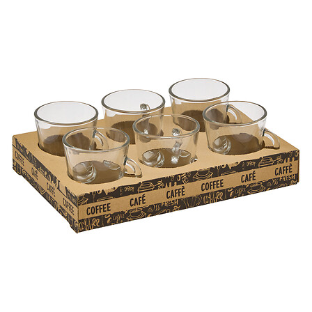 tazza di vetro x1 conica 18cl pa