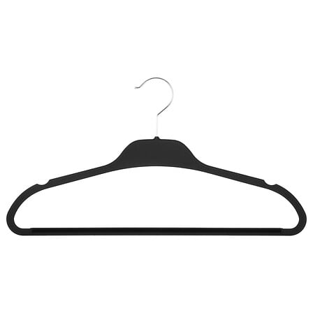 gancio in gomma plast x5 nero, nero