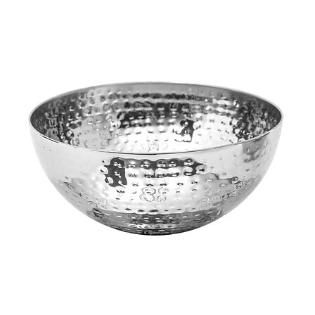 insalatiera in acciaio inox martellato 24cm