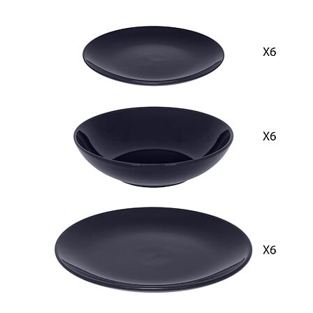 Servizio 18p colorama blue, duck blue