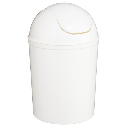 cestino bianco 7l, bianco