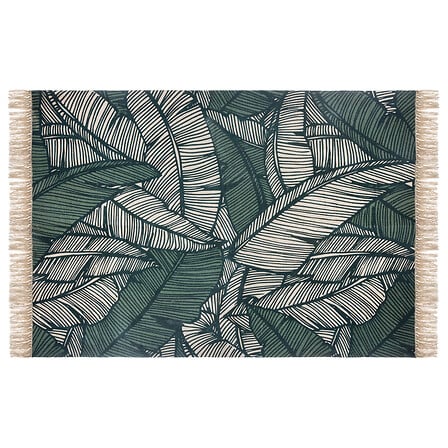 tappeto jungle cotone 120x170, verde