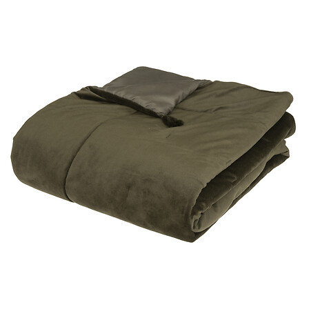 trapuntare velluto sonia kaki 80x180, verde kaki