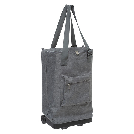 borsa shopping arrotolata, grigia