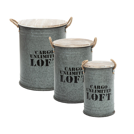 scatola metallo bill gr x3, grigio