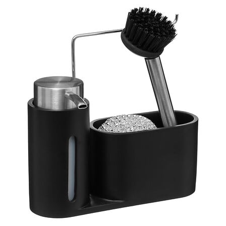dispenser di sapone + accesso 0,15l nero, nero
