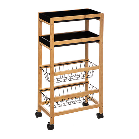 trolley + platx amo blackbamboo, nero