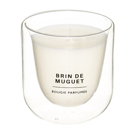 candela profumata mughetto ilan 130g, bianco