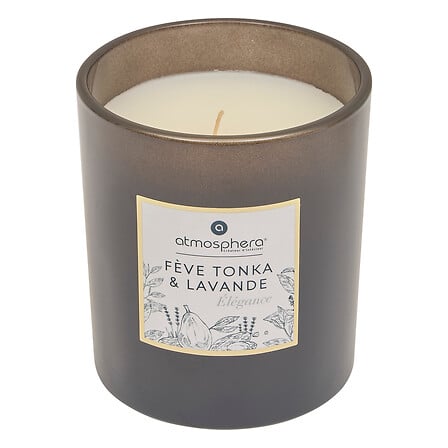 candela profumata tonka lav mael 190g, grigio scur