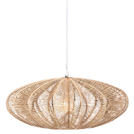 lampada a sospensione ppr tery naturale d57, beige