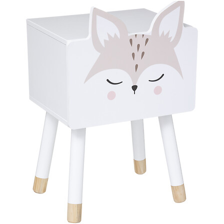 comodino soft fox, multicolore