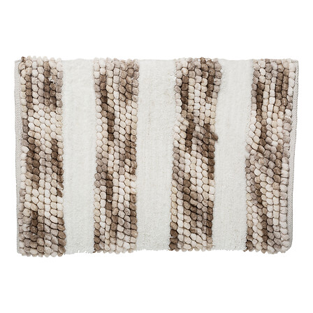 tappeto a righe spesse 50x75 taupe