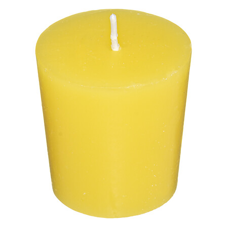 candela votiva profumata citr x10, gialla