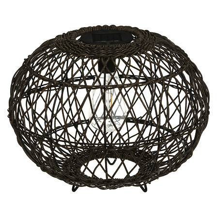 d31 lampada a sfera solare naturale, nera