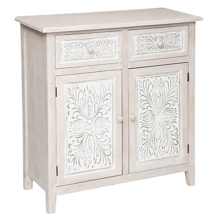 credenza 2p 2tir hina, lino beige
