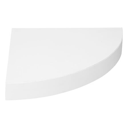 mensola angolare fixy white, bianco