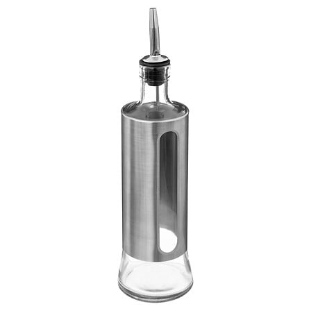 bottiglia h/v vetro + acciaio inossidabile 0,5l, a