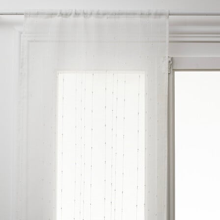 tende velate anissa bianco 2x60x120, bianco
