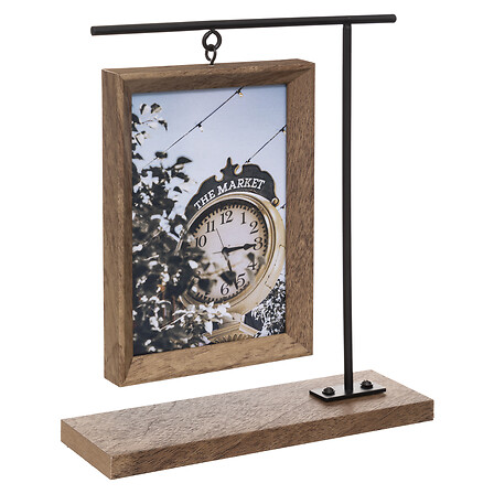 cornice sospesa in mdf 10x15, marrone