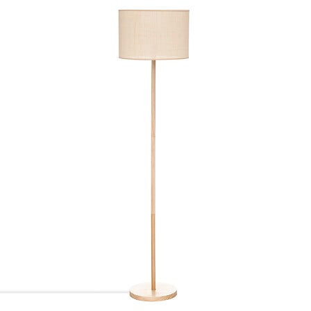 lampada da terra della natural h149,5, beige