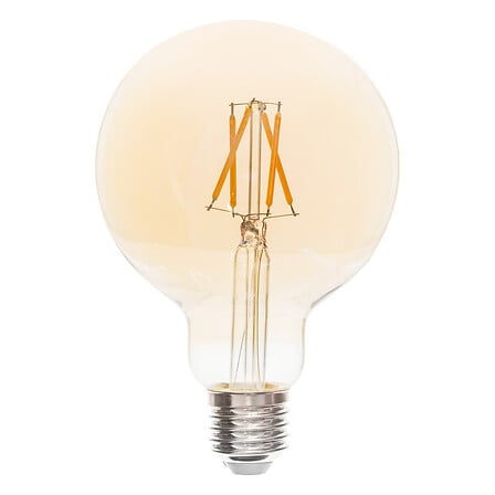 Lampadina LED dimm ambra g95, ambra