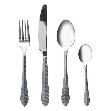 set posate in acciaio inox 24p carya