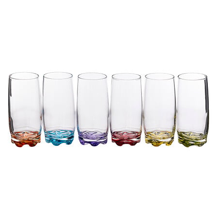 calice alto x6 tineau colore 38cl