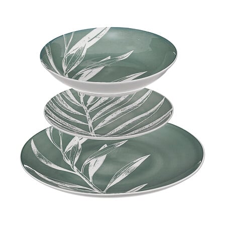 servizio 18p verde h, verde