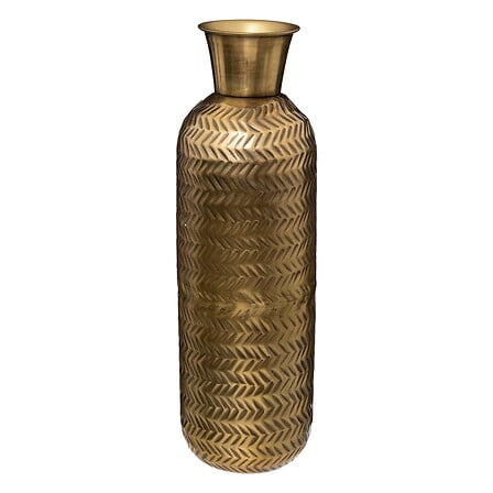 vaso metallo oro notte h45, oro