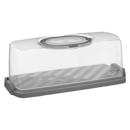 Scatola per dolci in polipropilene 36x16cm, grigia